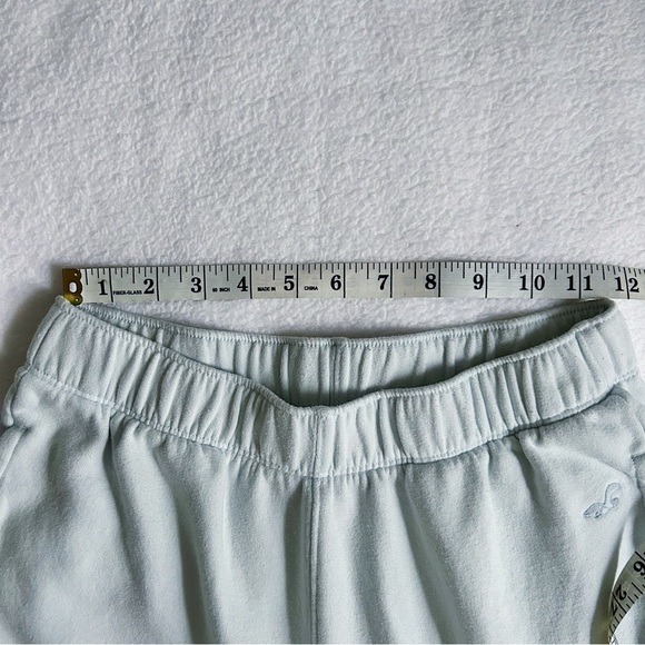 Hollister Feel Good Fleece Dad Joggers Light Blue Small - Short - Picture 10 of 11